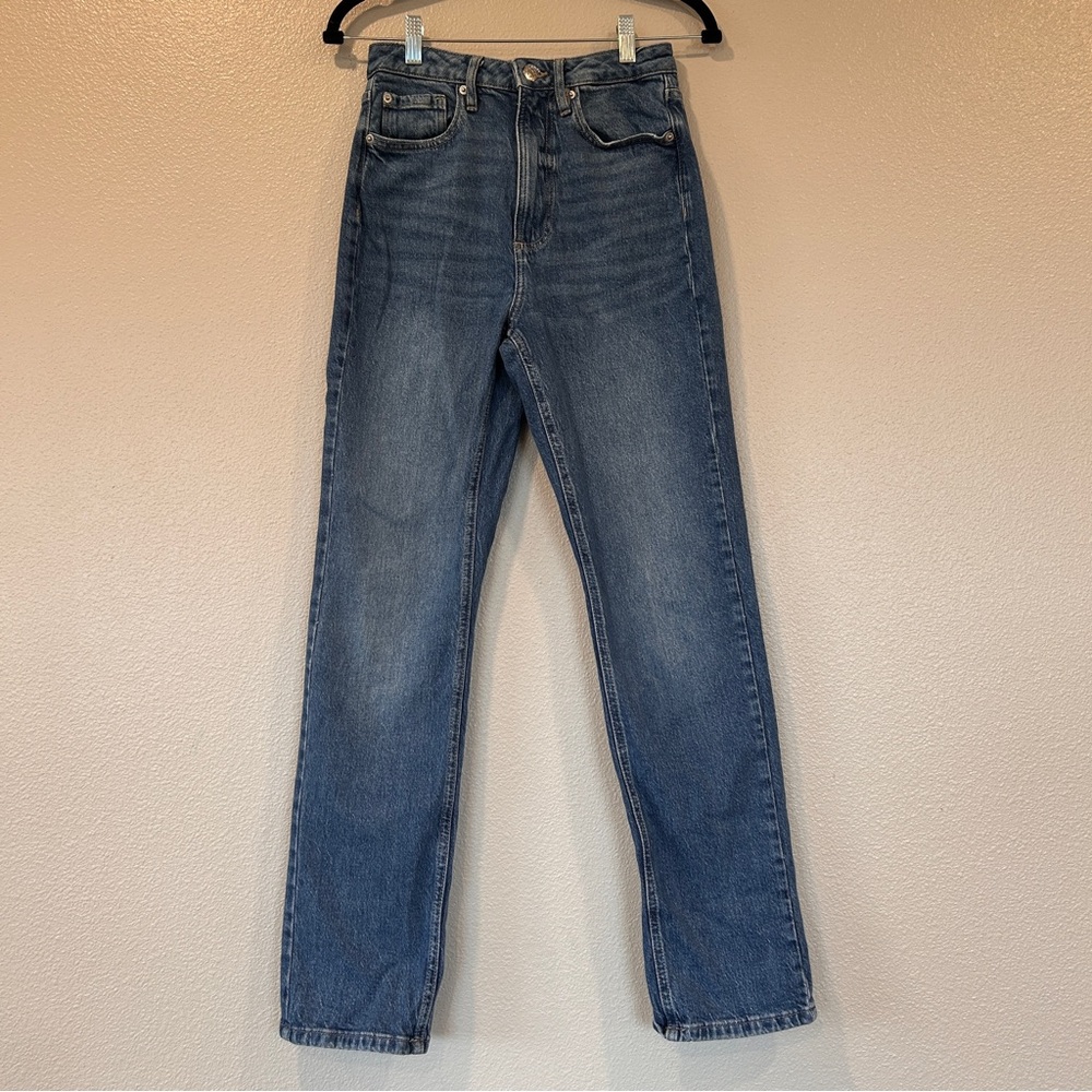 Forever 21 High Rise Straight Leg Blue Jeans Women's Size‎ 26